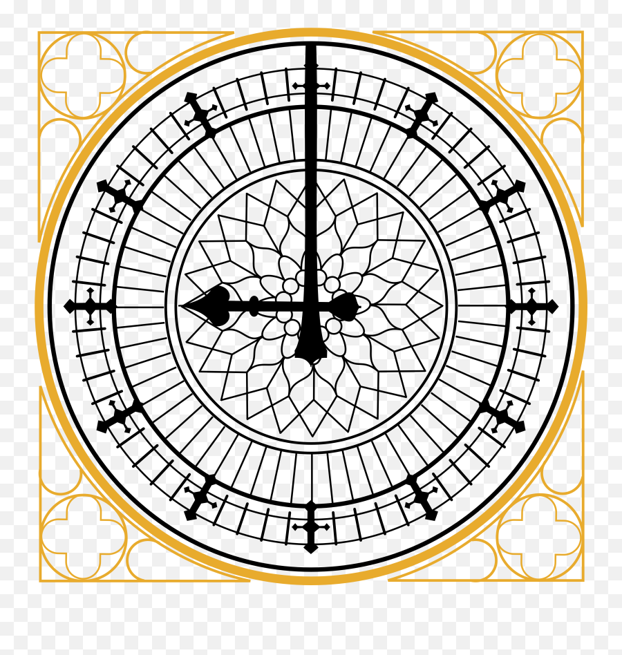 Big Ben Clock Face Drawing - Big Ben Clock Face Drawing Png,Big Ben Png