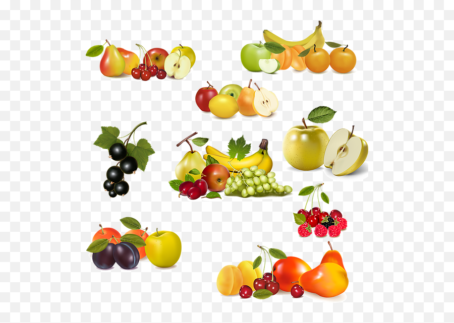 Exquisite Fruits Clipart Png Format Free - Transparent Fruit Vector Png,Fruit Clipart Png
