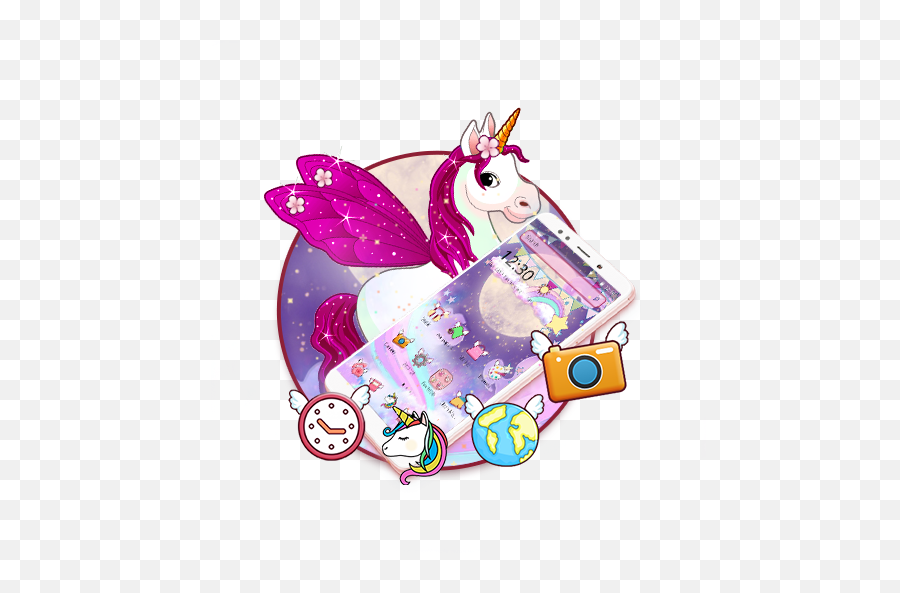 Princess Cute Unicorn Theme - Mythical Creature Png,Pretty Unicorn Icon
