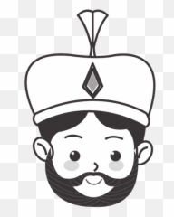 Reyes Magos Melchor Para Colorear Png Magi Icon