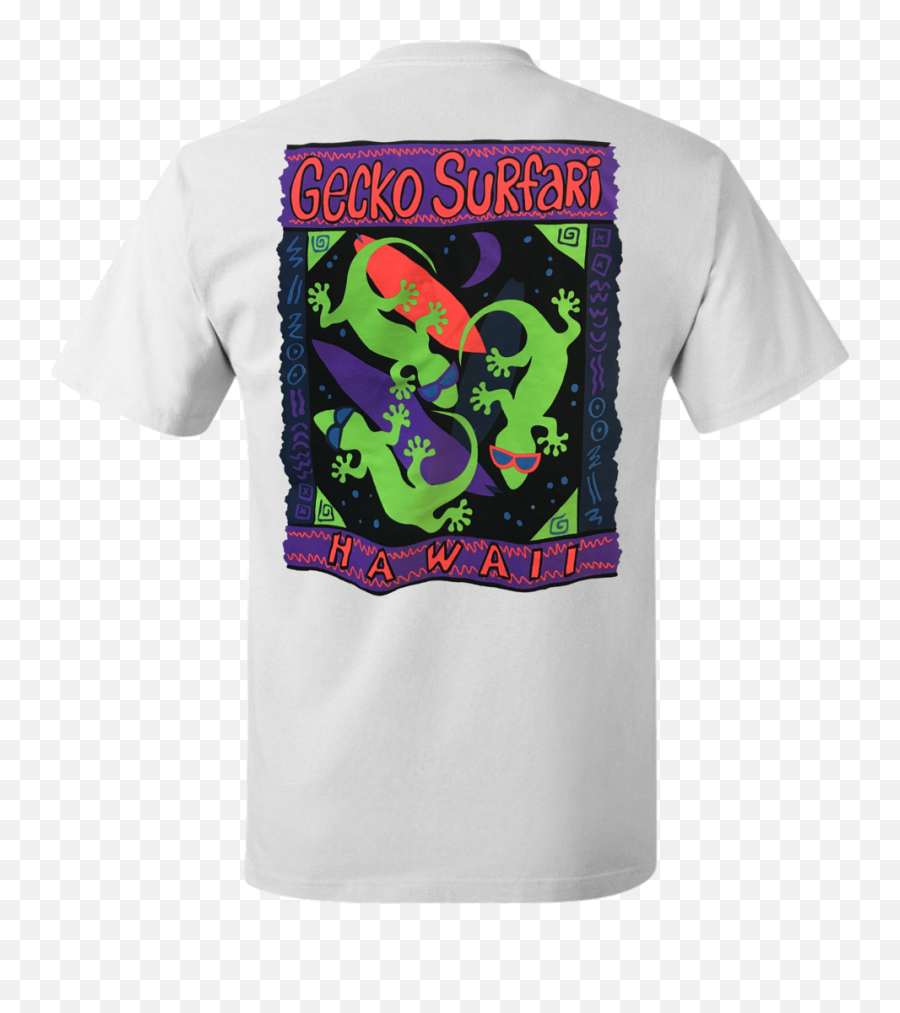 Gecko Surfari - Active Shirt Png,Gecko Png