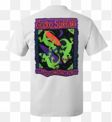 Gecko Surfari - Active Shirt Png,Gecko Png
