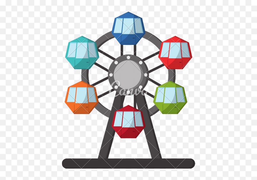 Ferris Wheel Icon - Canva Png,Ferris Wheel Icon
