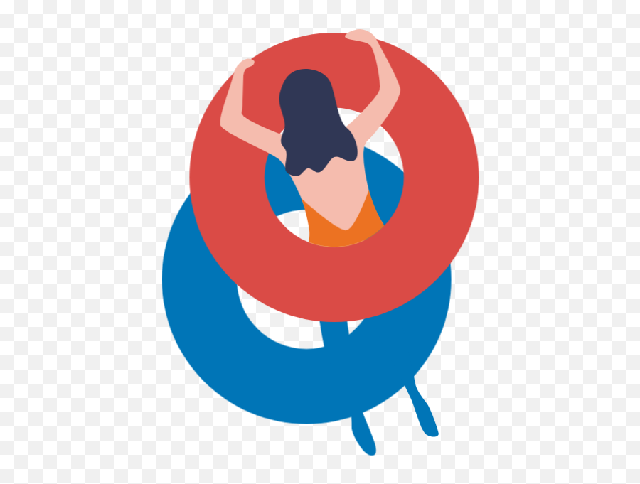 Free Online Women Swimming Circle Characters Vector For - Clip Art Png,People Swimming Png