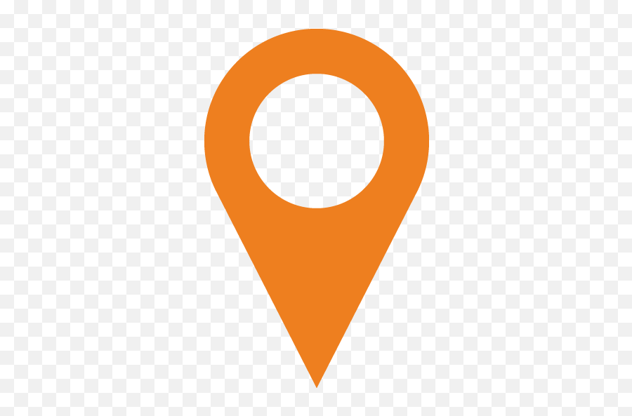 Map Marker Orange - Location Icon Png Orange 443x512 Png Orange Location Icon,Google Maps Location Icon