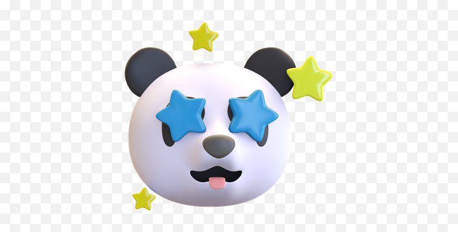 Panda Icon - Download In Flat Style Happy Png,Panda Bear Icon