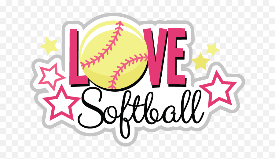 Love Softball Transparent Png - Love Softball Clipart,Softball Png