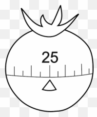 Timer Tomato Public Domain Vectors - Png Pomodoro