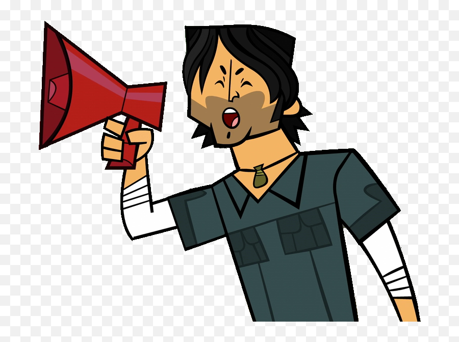 Movie Clipart Megaphone - Chris Total Drama Png Transparent Drama Total Chris Png,Total Drama Mal Icon