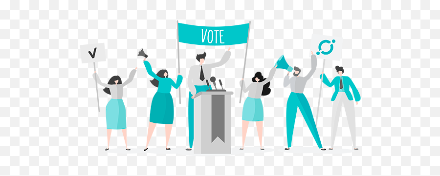 Icon Vote Spread Disrupt U2014 Steemit - Election Campaign Illustration Png,Elections Icon
