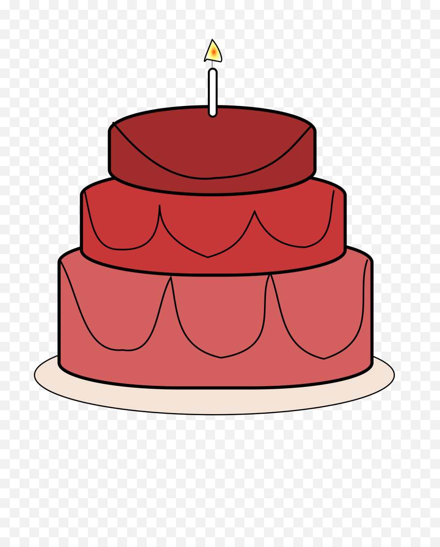 Food Pasteles Cake Png Clipart - Red Birthday Cake Clipart,Pasteles Png