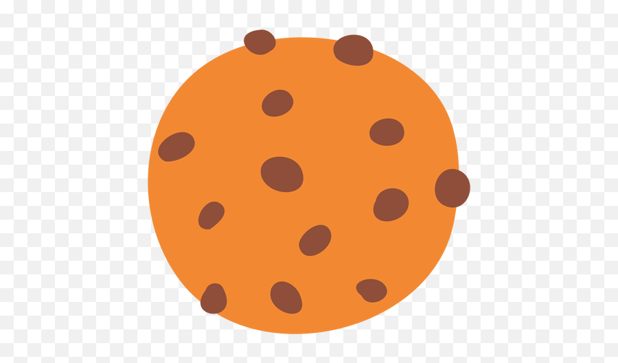 Chocolate Chips Cookie Flat Transparent Png U0026 Svg Vector - Circle,Chocolate Chip Icon