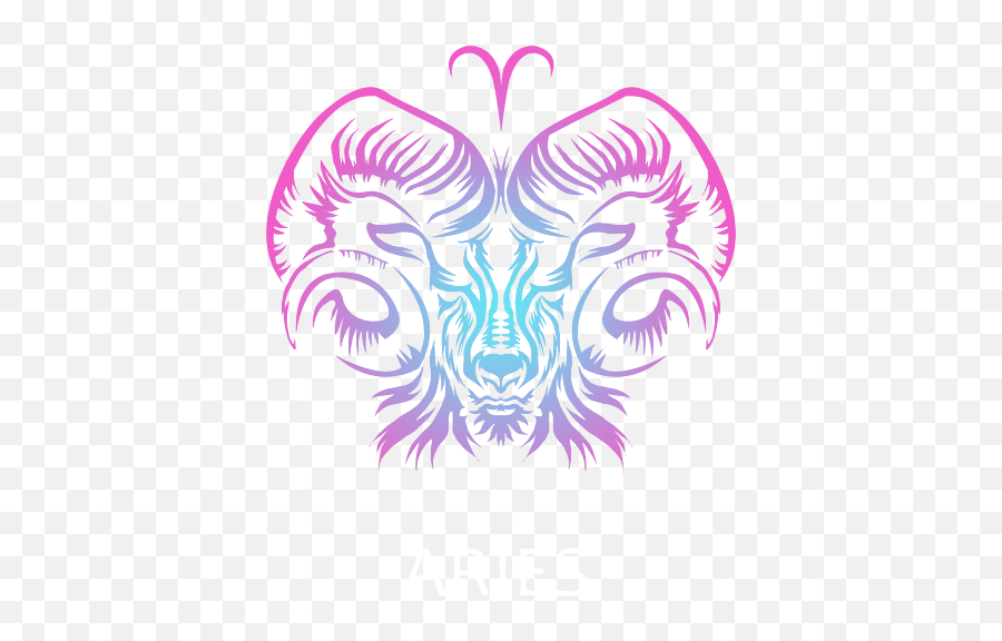 Aries Zodiac Sign The Ram Design Birthday Gift Kids T - Shirt Png,Aries Symbol Icon