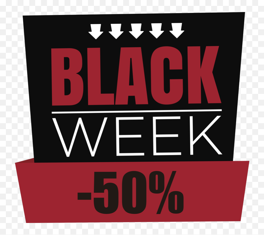 Black Week Sale Window Sticker - Tenstickers Poster Png,Sale Sticker Png