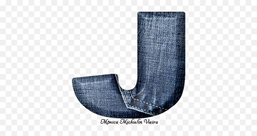 Alphabets By Monica Michielin Alfabeto De Jeans Png - Jeans Png,Blue Jeans Png