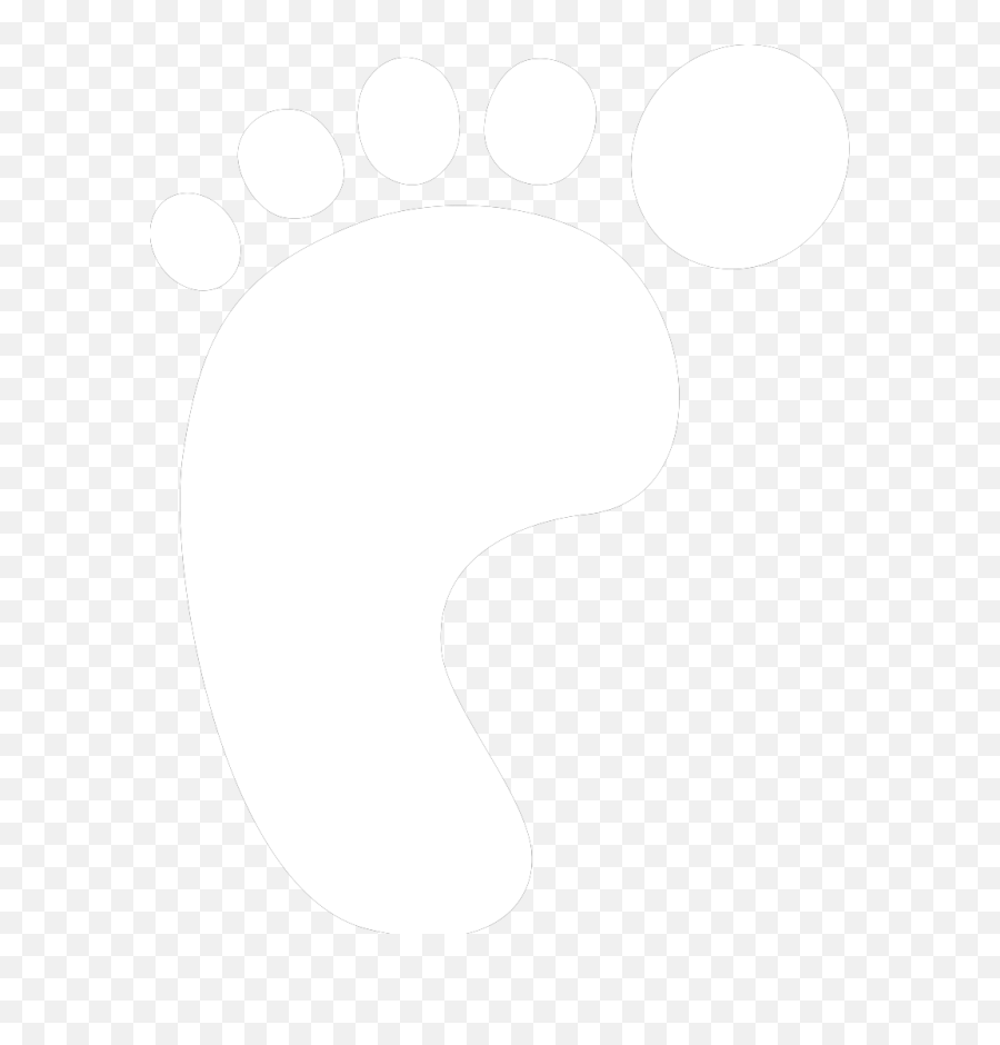 White Footsteps Png Image - White Footprint Clipart,Footsteps Transparent Background