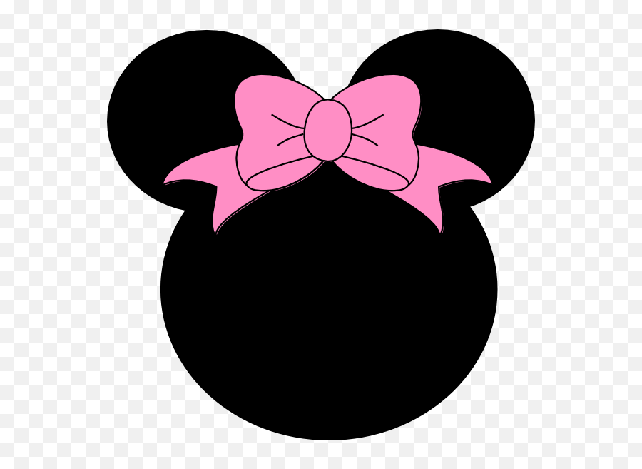 Minnie Mouse Pink Bow Transparent Png - Mini Mouse Pink Ribbon,Minnie Mouse Bow Png