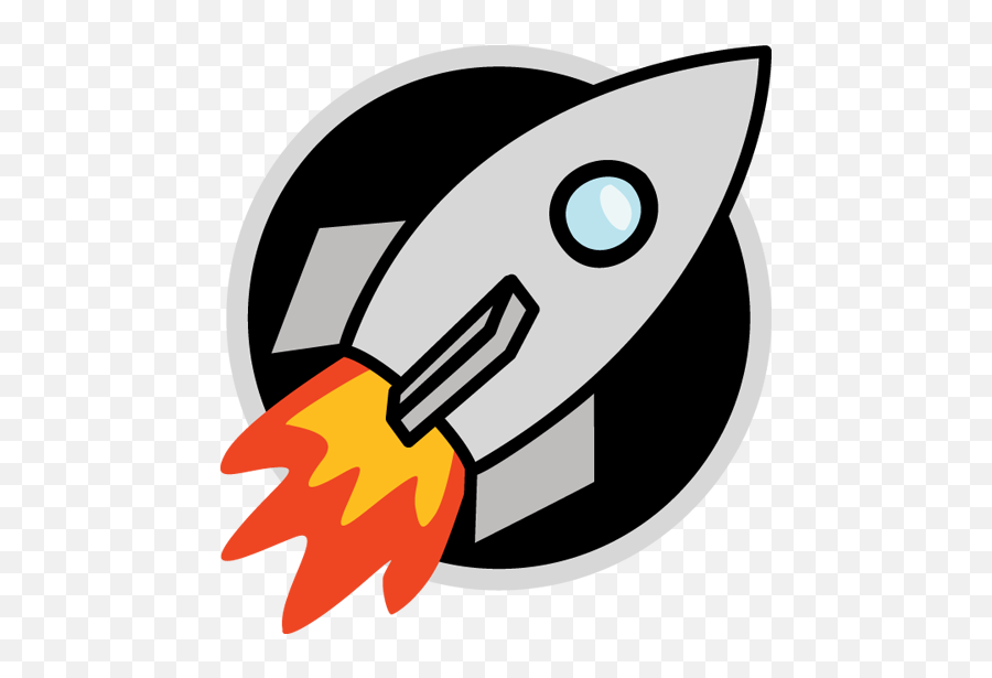 Download Hd Rocket Cartoon Png For Kids - Transparent Rocket Black And White,Rocket Png