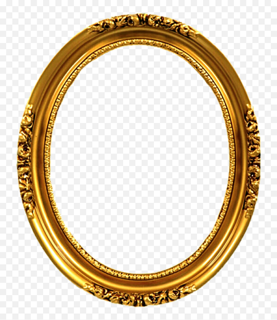 Golden Oval Frame Png 1 Image - Oval Gold Frame Png,Oval Frame Png