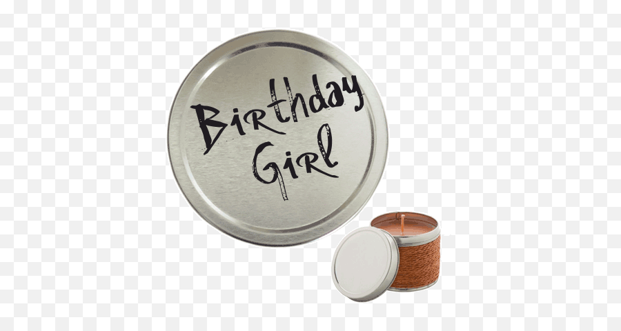 Scented Photo Candle With Printing Birthday Girl - Candle Png,Birthday Girl Png