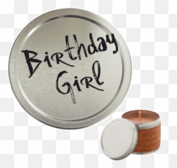 Scented Photo Candle With Printing Birthday Girl - Candle Png,Birthday Girl Png