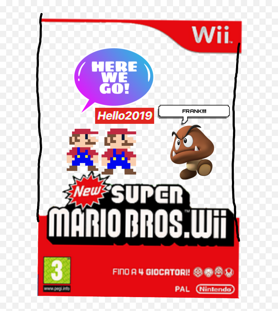 Freetoedit - New Super Mario Bros Wii Png,Super Mario Brothers Logo