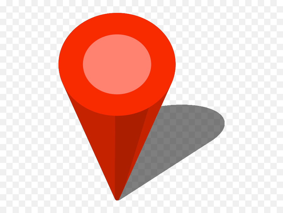 Download Hd Simple Location Map Pin Icon3 Red Free Vector - Location Icon Red Png,Location Pin Png
