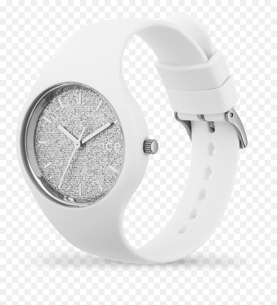 Ice - Watch Ice Glitter White Silver Small Ice Watch White Blue Png,Silver Glitter Png