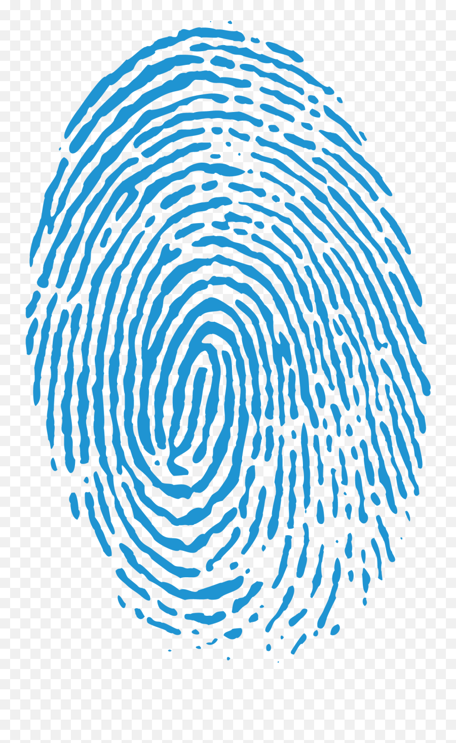 Fingerprint Biometrics Wiegand - Blue Fingerprint Png,Thumbprint Png