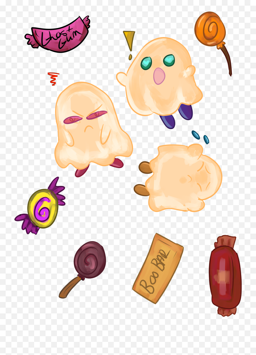 Download Hd Candy Ghosts Transparent Png Image - Nicepngcom Clip Art,Ghosts Png