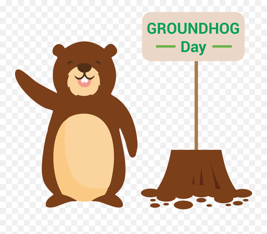 Download Groundhog Day Png Hd Transparent Background Image - Groundhog Cartoon Red,Groundhog Png