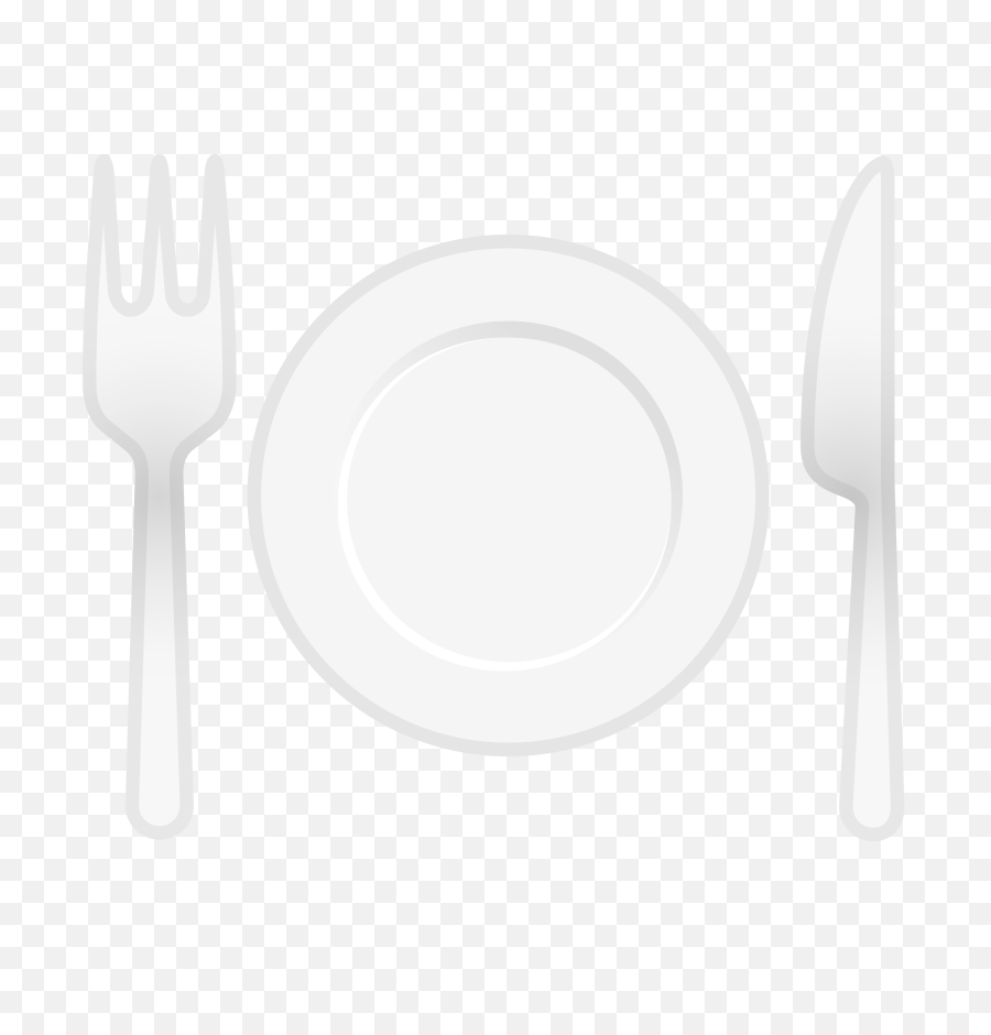 Plate Emoji Png - Fork And Knife Emoji Png,Knife Emoji Png