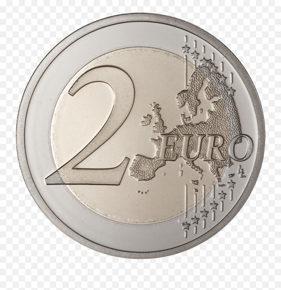 2 Euro Coin Transparent Png - Euro Coin Png,Coin Transparent