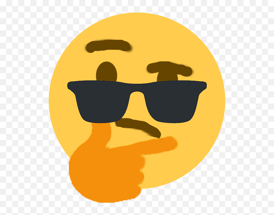 Download Sunglass Think - Discord Emoji Thinking Sunglasses Png,Thonking Png