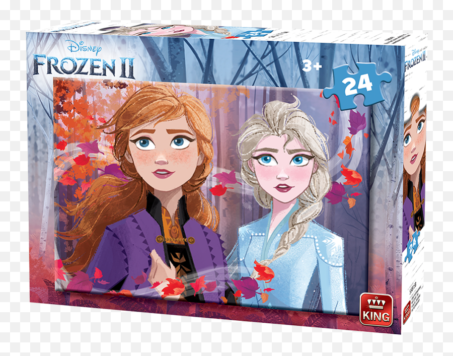 Disney 24pcs Frozen Ii Ab - King International Puzzle King 55815 Png,Frozen 2 Png