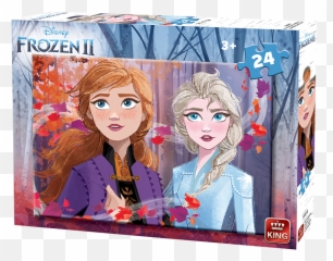 Disney 24pcs Frozen Ii Ab - King International Puzzle King 55815 Png,Frozen 2 Png