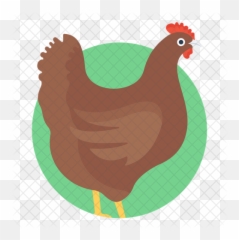 Hen Icon - Fowl Png,Hen Png