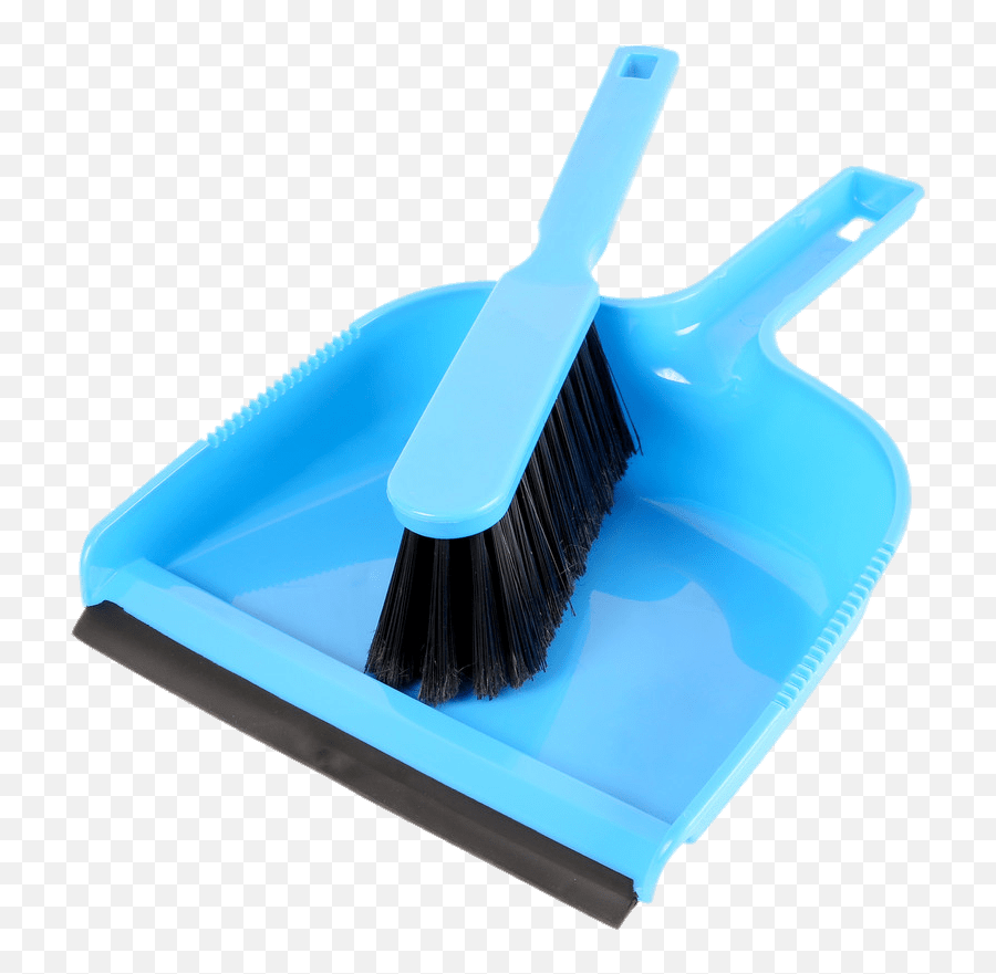 Blue Plastic Dustpan And Brush Transparent Png - Stickpng Dustpan And Brush,Broom Transparent Background