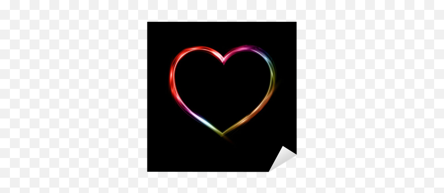 Neon Heart Sticker U2022 Pixers We Live To Change - Heart Png,Neon Heart Png