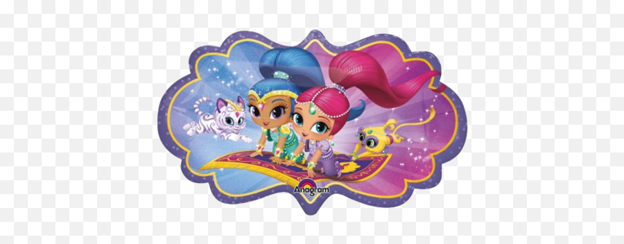 Shimmer And Shine Party Genie - Shimmer And Shine Flying On A Carpet Png,Shimmer And Shine Png