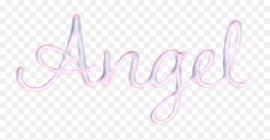 Word Art Angel Glass - Free Image On Pixabay Calligraphy Png,Angel ...