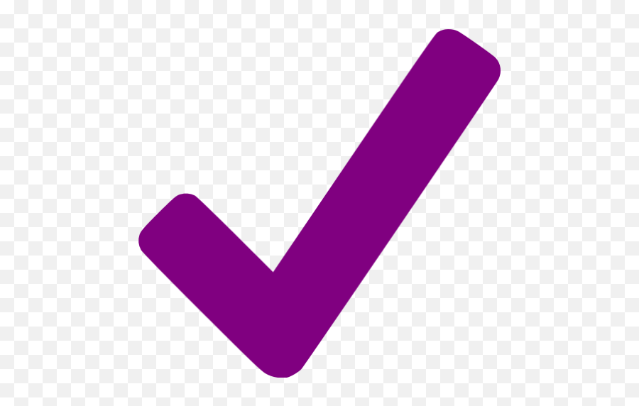Purple Checkmark Icon - Free Purple Check Mark Icons Purple Check Mark Clip Art Png,Check Mark Transparent
