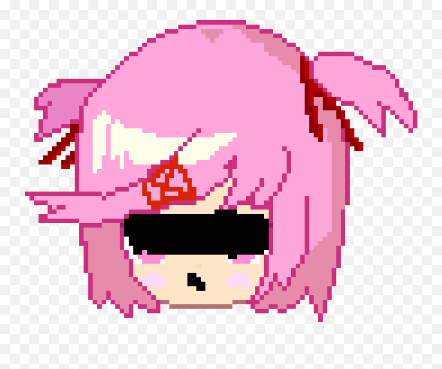 Natsuki Pixel Art Maker - Pixel Minecraft Art Cute Rem Png,Natsuki Png