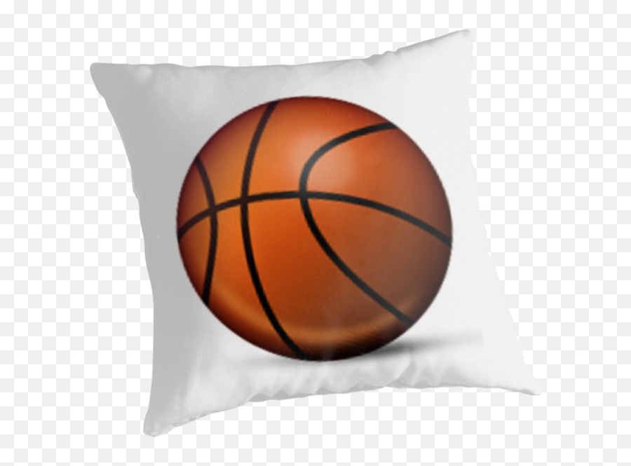 Basketball Throw Pillows - For Basketball Png,Basketball Emoji Png