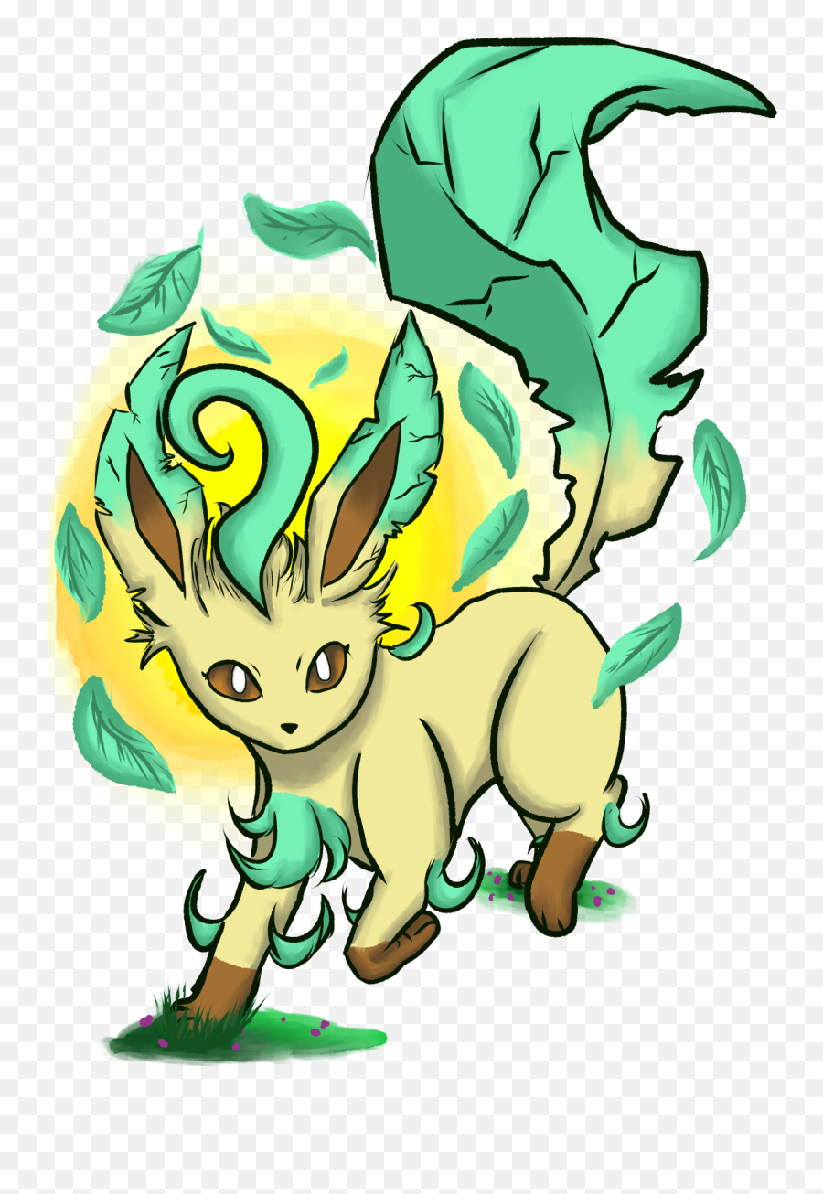 Leafeon By Kloudkat - Fictional Character Png,Leafeon Png