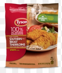 Southern Style Chicken Tenders - Tyson Chicken Breast Tenderloins Png,Chicken Tenders Png