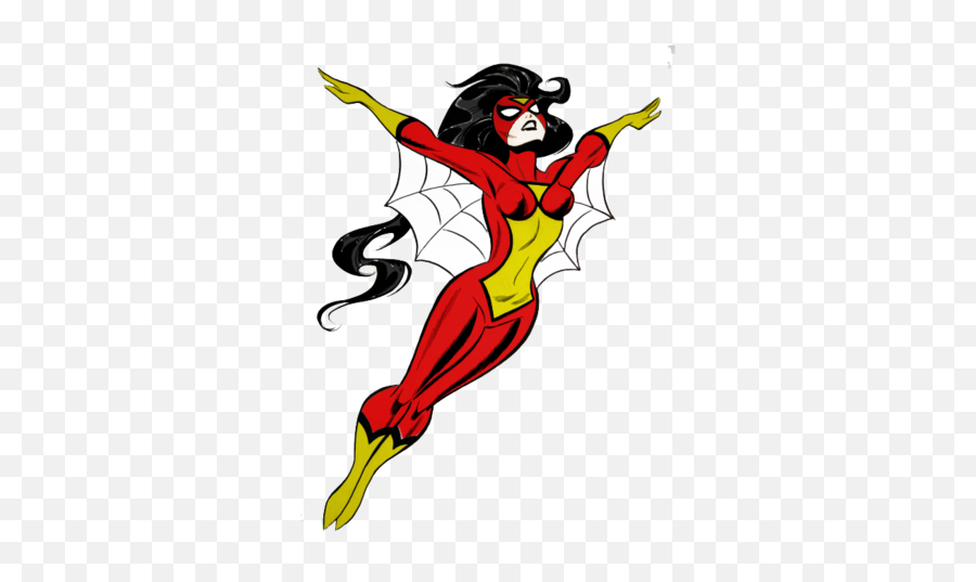 Download Spider Woman Hq Png Image Freepngimg - Bruce Timm Spider Woman,Cartoon Woman Png