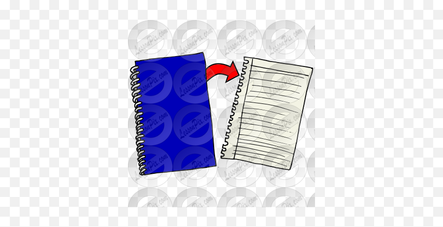 Notebook Paper Picture For Classroom - Horizontal Png,Torn Notebook Paper Png