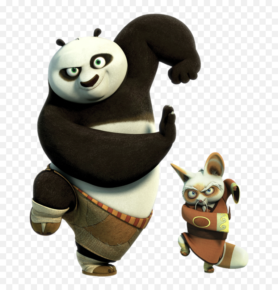 Kung Fu Panda Po And Master Shifu Png Image