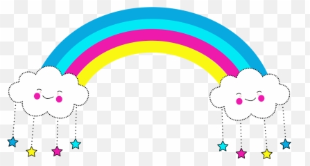 Kawaii Clipart Party - Desenho De Arco Iris Png,Arco Png
